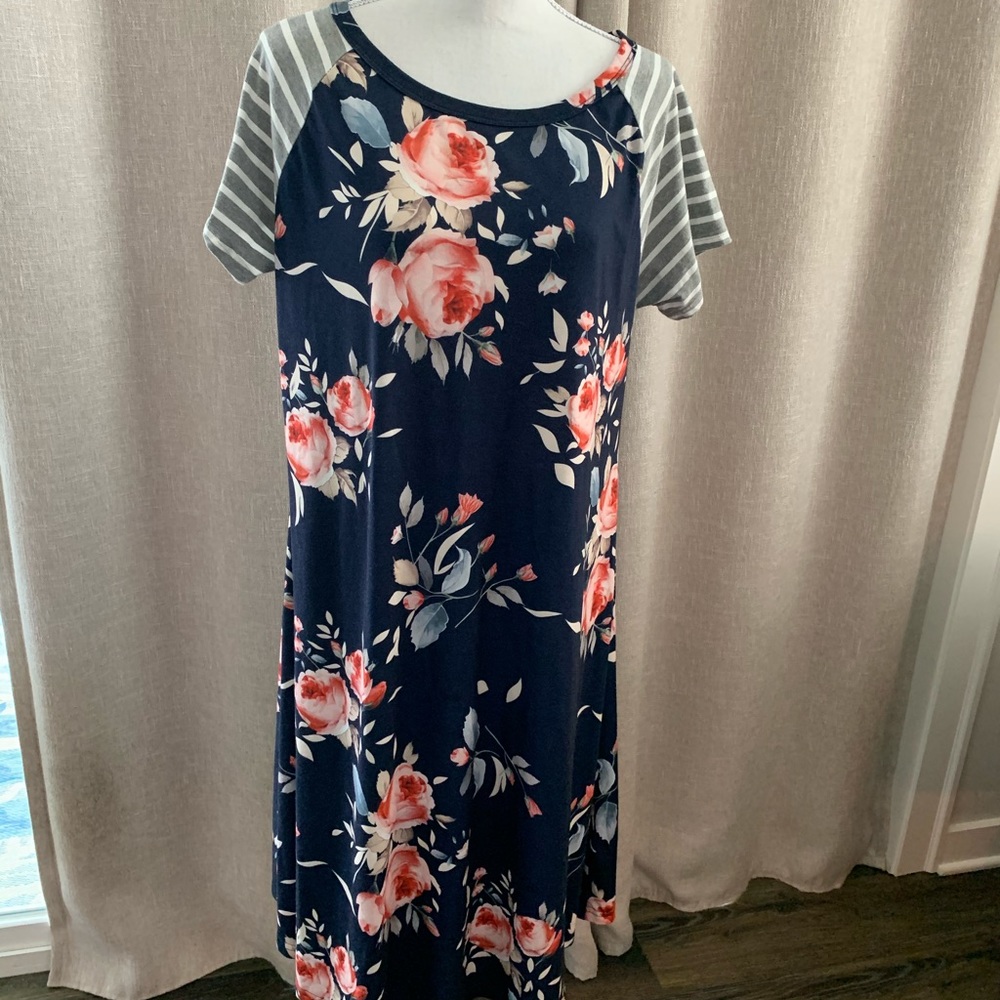 Floral dress xl